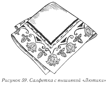 Эскиз салфетки