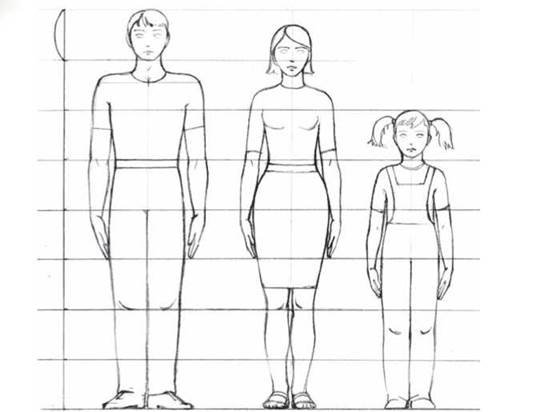 Фигура человека для рисования