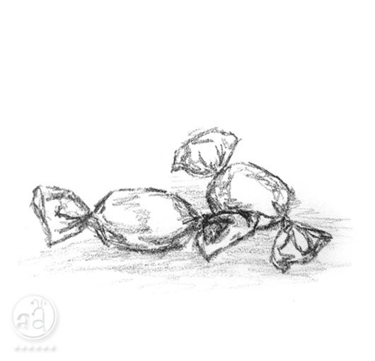 Раскраска конфеты