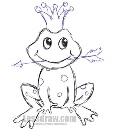 Рисование Царевна лягушка
