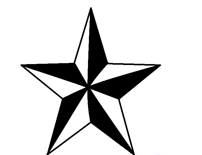 Звезда военная рисунок карандашом