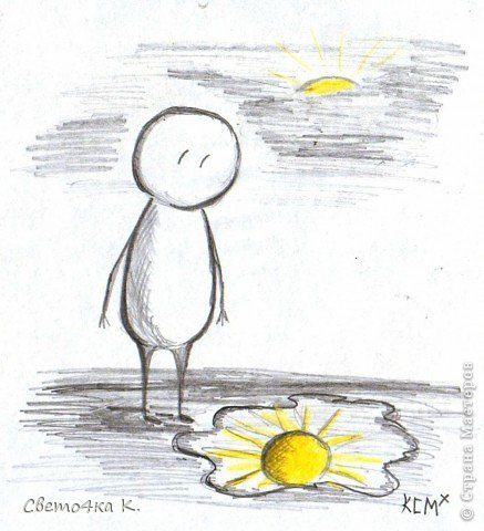 Рисунки по настроению карандашом