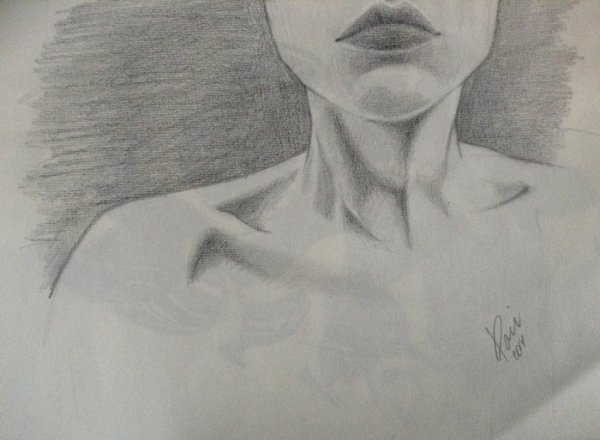 Нарисовать шею