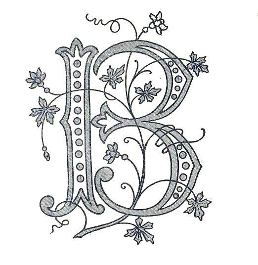 Инициалы букв