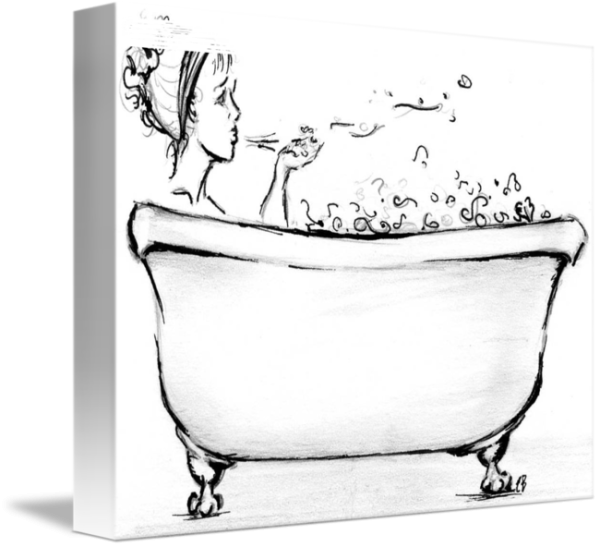 Ванная карандашом