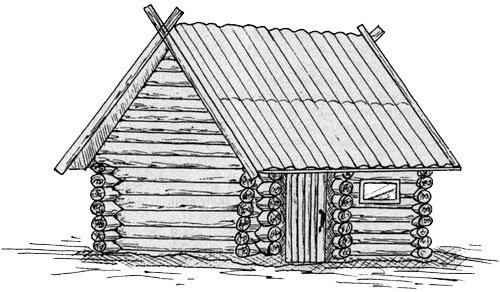 Баня рисунок