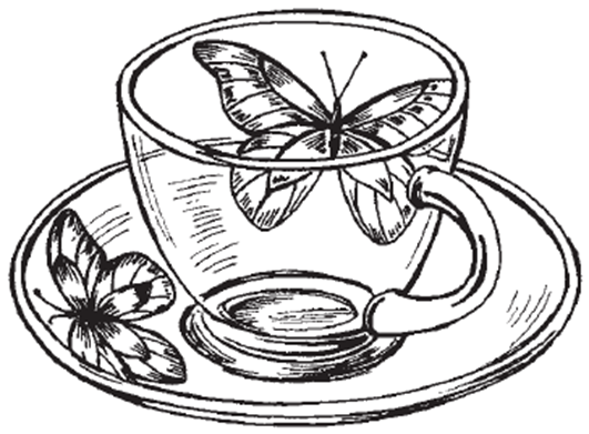 Чашка раскраска для детей