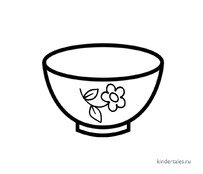 Миска трафарет