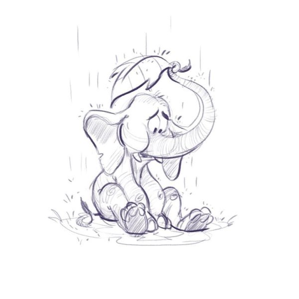 Рисунки карандашом животные