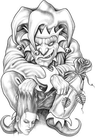 Нарисовать шута