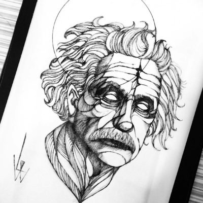 Эйнштейн портрет лёгкий