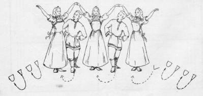 Хоровод раскраска для детей