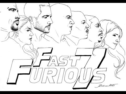 Раскраска Форсаж 8