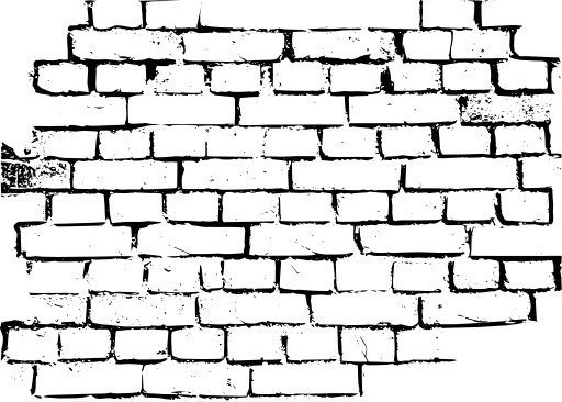 Нарисованная кирпичная кладка