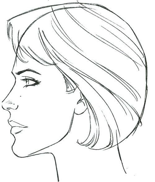 Лицо человека в профиль