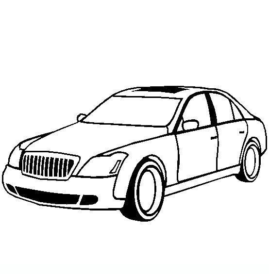 Раскраски машины Майбах