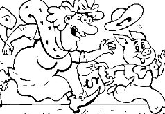 Фунтик трафарет