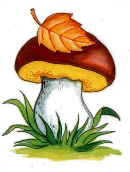 Рисование грибы