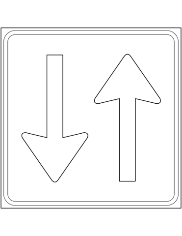 Дорожные знаки трафарет