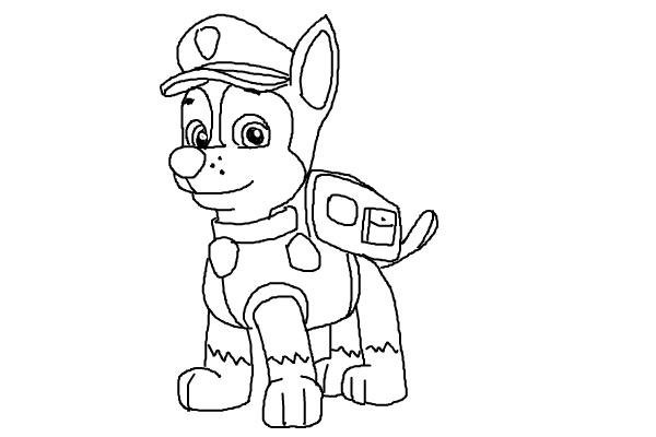 Гонщик Щенячий патруль рисунок