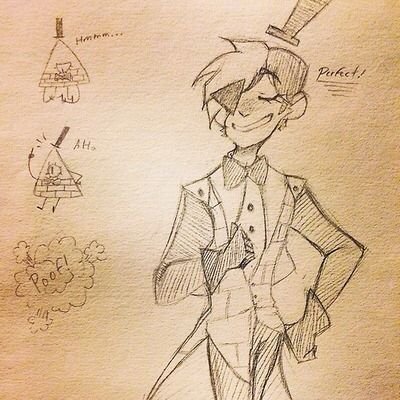 Билл Сайфер скетч