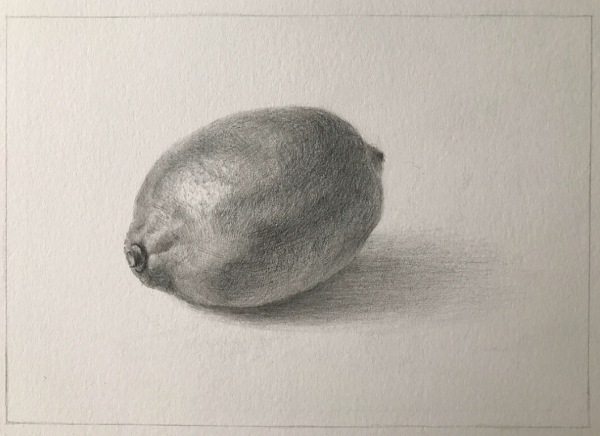 Лимон карандашом