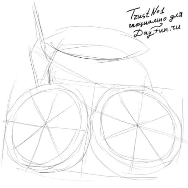 Лимон рисунок