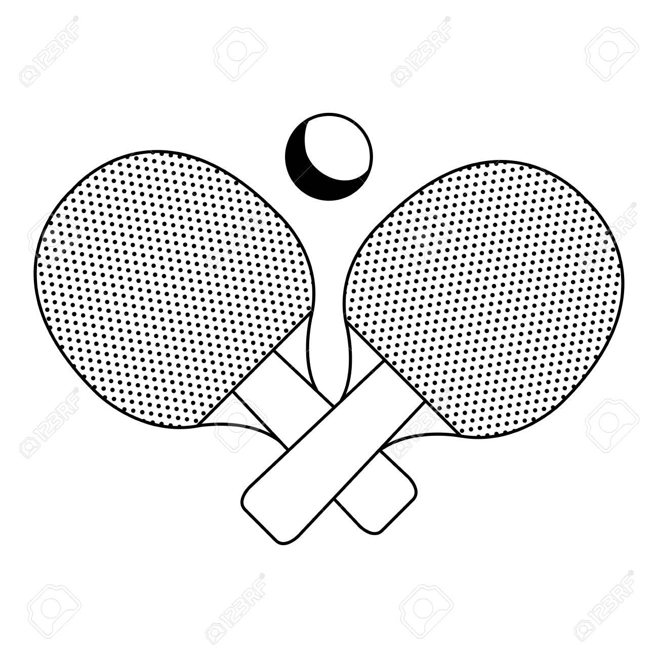 Нарисовать ракетку для настольного тенниса
