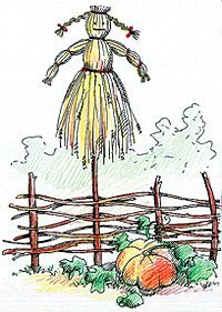 Нарисовать чучело