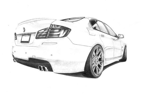 BMW 5 f10 скетч