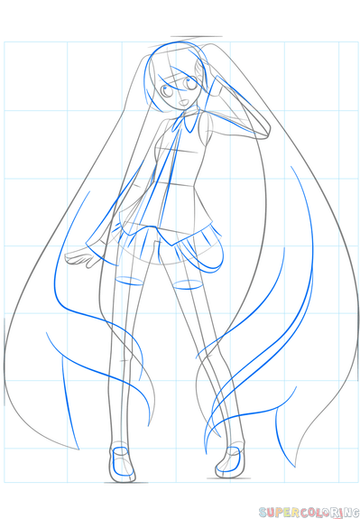 Рисование Хатсуне Мику