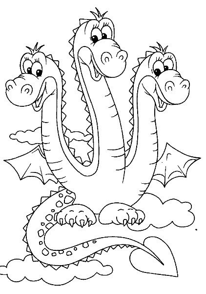 Четырехголовый змей Горыныч