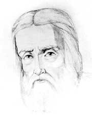 Серафим Саровский рисунок