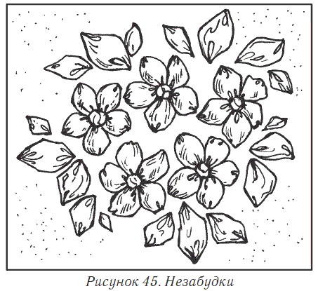 Тату Минимализм цветы