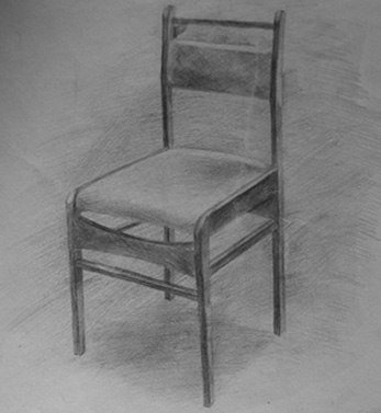 Стул в перспективе