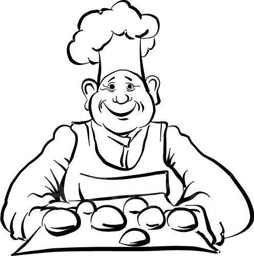 Раскраска торт с конфетами