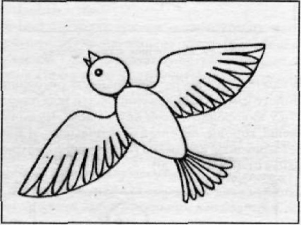 Рисование Жаворонок старшая группа