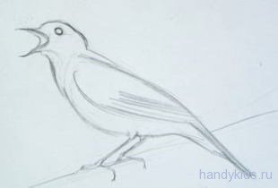 Рисунки жаворонка лёгкие