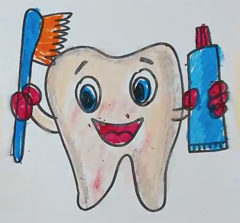 Стоматология инструменты раскраска