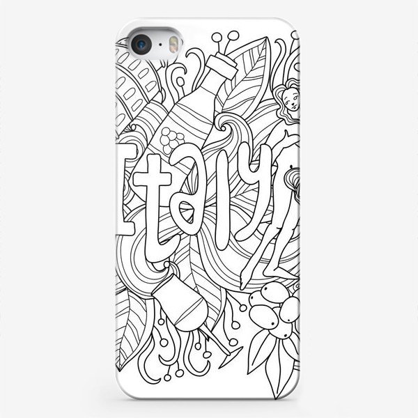 Раскраска чехол для телефона