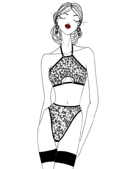 Эскизы Нижнего белья