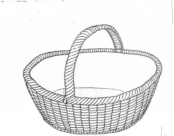 Корзина плетеная