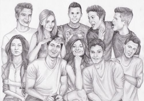 Рисунки для срисовки из сериала Волчонок