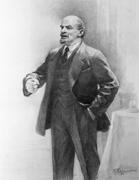 Ленин карандашом