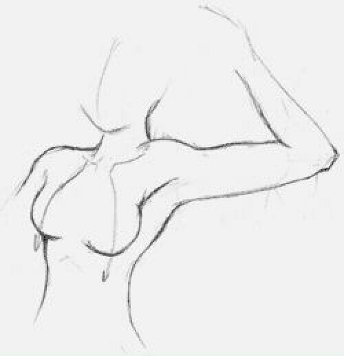 Тело для срисовки женское