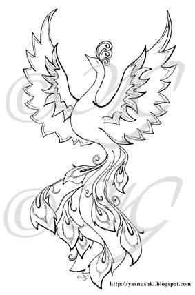 Сказочная птица рисование в подготовительной группе карандашами