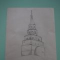 Башня Сююмбике рисунок