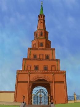 Казань Кремль вектор