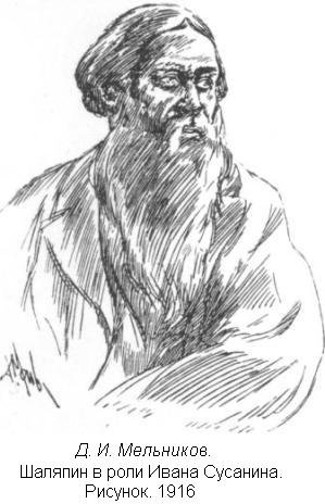 Рисунок Ивана Сусанина поэтапно