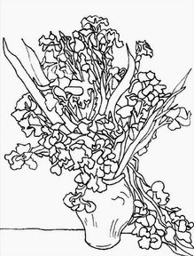 Ван гог подсолнухи рисунок карандашом (44 фото)